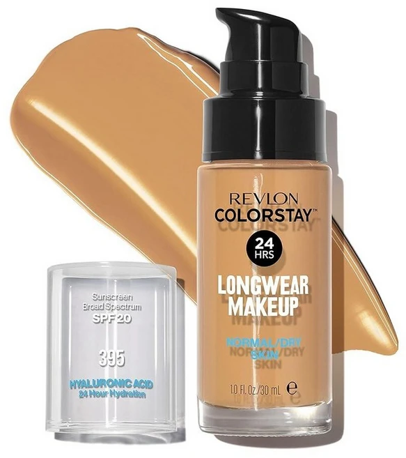 REVLON ColorStay 메이크업 일반/건조한 피부용 버프 309975415025, 395 딥 허니, 395 딥 허니 - 쿠팡