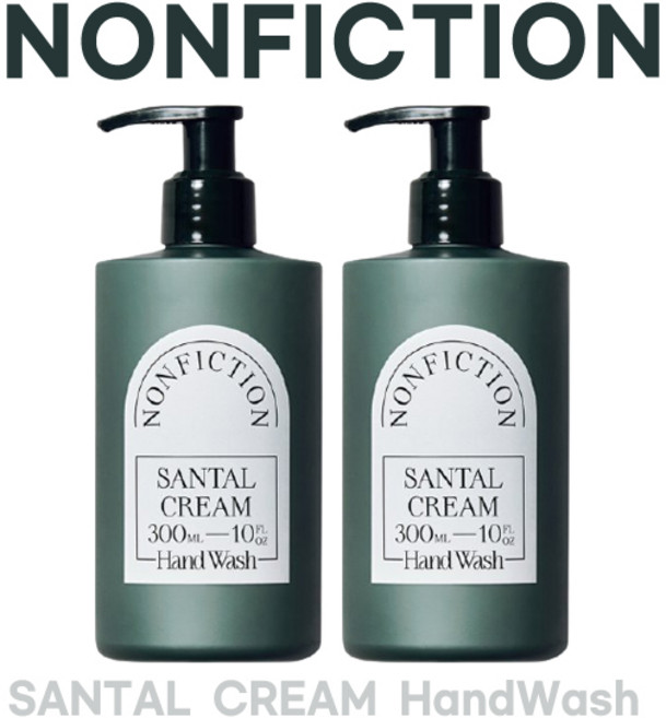 논픽션 상탈크림 핸드워시 300ml I NONFICTION SANTAL CREAM HandWash + 퍼스널마켓 카드증정, 2개
