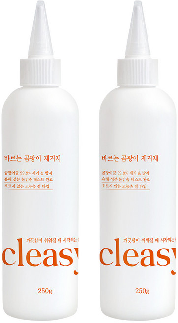 퓨어네이처 클이지 바르는 곰팡이 제거제, 2개, 250g