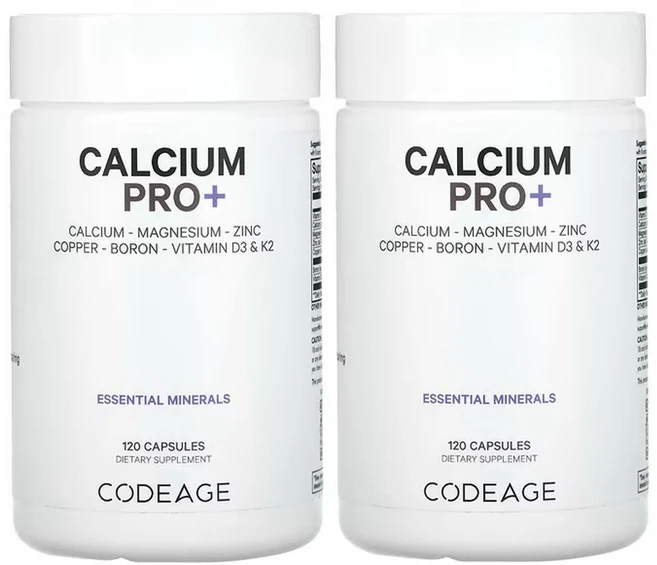 코드에이지 칼슘 Pro+, 2개, 120정 - 쿠팡