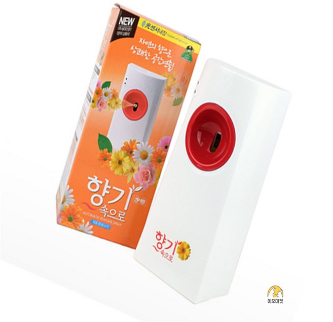 이오디자인 방향제자동분사기 사무실방향제 화장실냄새제거제, 1개