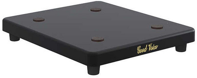 Makone 상표등록 가정용 블랙 우퍼 받침대 스피커 방진 패드 매트 사운드바 거치대 스탠드 음향 고무 층간소음, 20/25, 단일사이즈