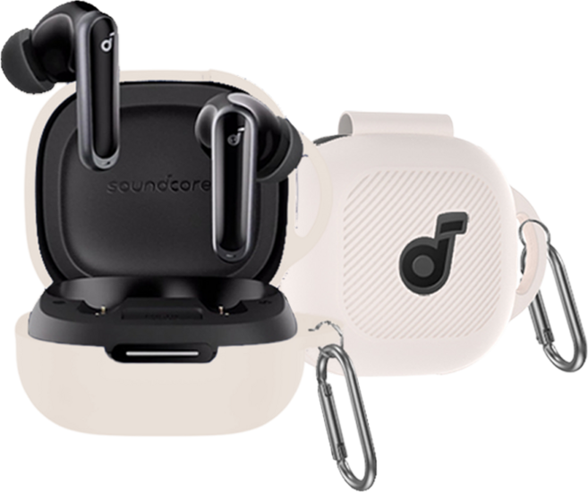 앤커 사운드코어 P40i 프리미엄 실리콘 케이스, 크림 베이지