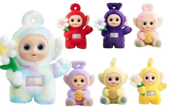 희연샵 (선택가능)팝마트 텔레토비 안녕 시리즈 키링 랜덤박스 피규어 플러시 인형, 9. 개봉 샤오보 행복한 꽃