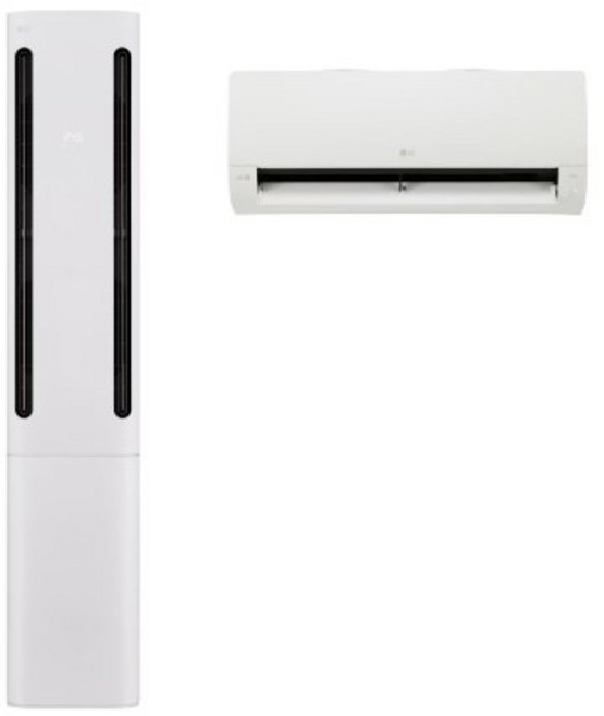 LG전자 인버터 투인원 에어컨 18평형 FQ18FC1EA2, 일반배관형