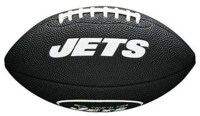 WILSON Sporting Goods NFL 애리조나 카디널스 팀 로고 미식축구공 블랙 미니 사이즈 239851, 뉴욕 제츠, Mini