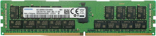 삼성 M393A4K40CB2 CTD8Q 32GB DDR4-2666 ECC RDIMM 2Rx4 PC4 21300V-R CL19, 1개