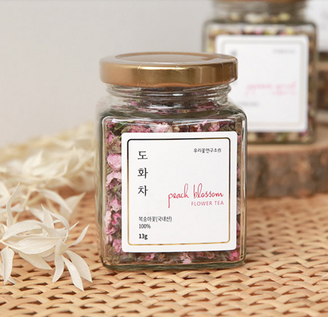 [2020 햇꽃차] 우리꽃연구소 도화차 전통차 [레귤러/13g], 13g