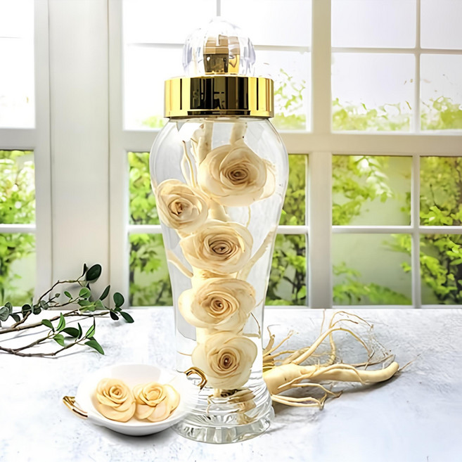 인삼담금주 키트 만들기 재료 담금인삼주 선물[담금술제외], 1개, 1L(인삼꽃5송이)