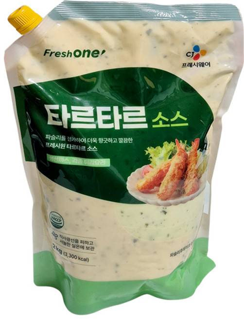 CJ 프레시웨이 프레시원 타르타르 소스 (상온), 1개, 2kg