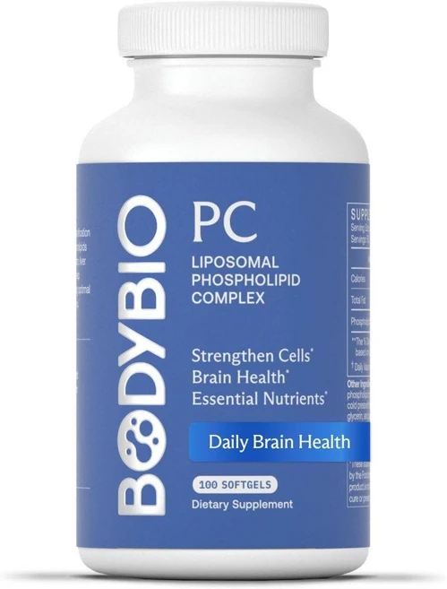 바디바이오 PC 리포조말 포스포리피드 liposomal phospholipid 100정, 1개 - 쿠팡