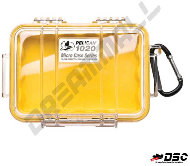 펠리칸 1020 방수케이스 펠리칸케이스 다이버용 IP67 (옐로우), 1개
