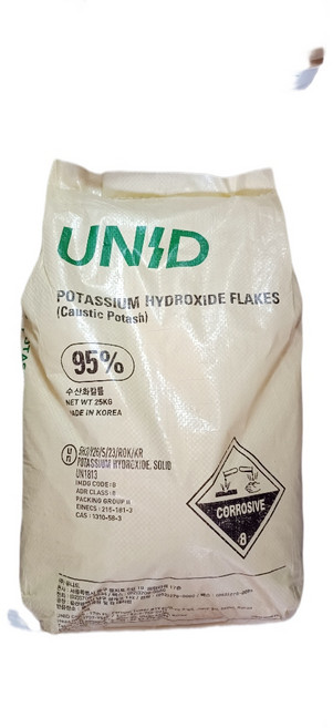 氫氧化鉀 95% 25公斤, 1個