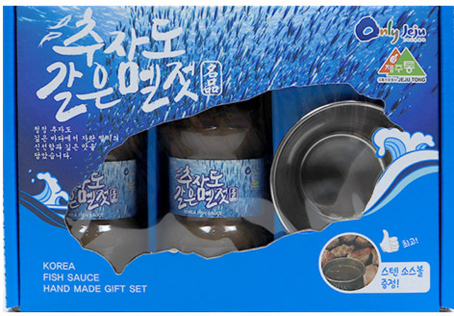 추자도 갈은 멸치젓갈 스텐볼소스 증정, 2개, 150ml