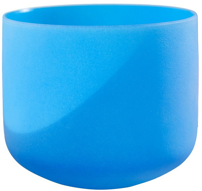 彩色水晶缽水晶頌缽石英缽頌缽專業療愈頌缽無暇純色, 1, 天藍色10寸