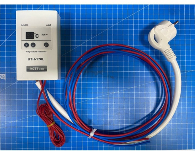 우리엘전자 4KW 조절기+온도센서+파워코드 세트상품, UTH-170L 세트상품
