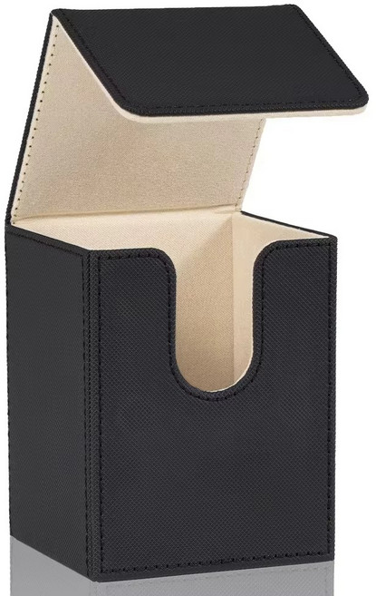 가죽 유희왕 보관함 1개 검정/보라, 1박스, 검은색과 노란색