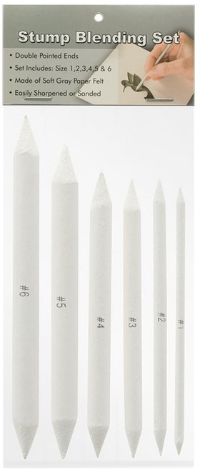 크리에이티브 마크 블렌딩 스텀프 - 숯 연필 파스텔을 위 Creative Mark Blending Stumps - Perfect Art Set for Charcoal Penc, 1개, 혼합색상