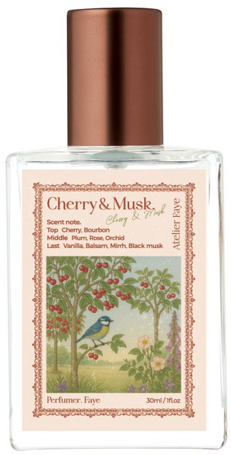 [본사 판매] 아뜰리에페이 cherry & musk 30ml, 1개