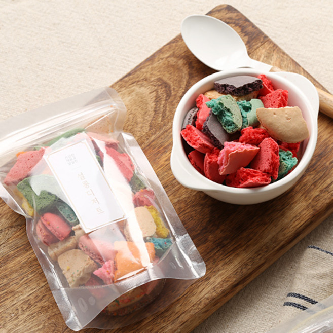 마카롱 꼬끄 졸업식 새학기 선물 케이크장식 어린이집 답례품 요리키트 아몬드꼬끄, 1개, 일반 꼬끄 120g