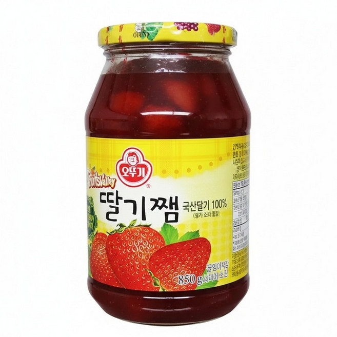 850g 딸기 잼 오뚜기 쨈 업소 식당용 재료 용식자재 식자제 쇼핑몰 마트 업소용 전문 전문점 점용, 1개