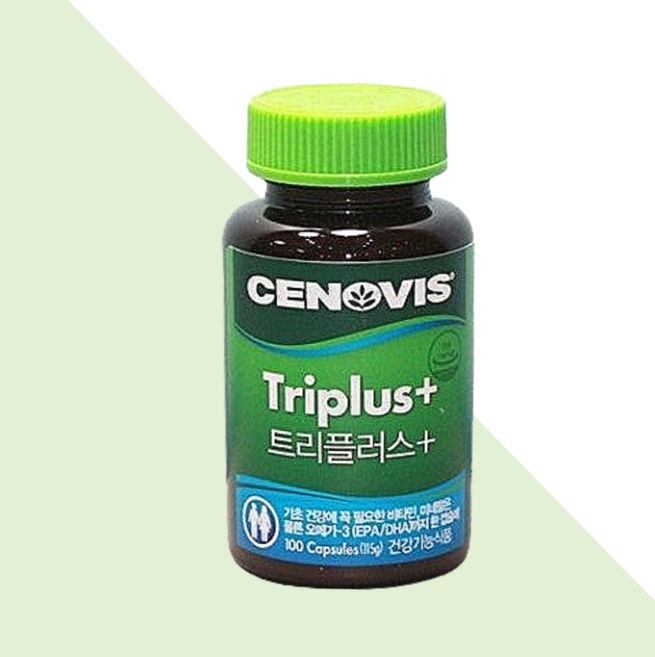 세노비스 트리플러스 멀티비타민 미네랄 오메가3, 100정, 2박스