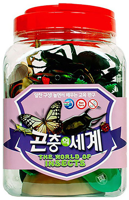 어린이집 유치원 교육용 미니어쳐 21종 곤충놀이세트 관찰 역할 놀이, 1세트