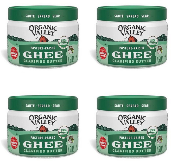 오가닉 밸리 정제 기버터 212g, 4개