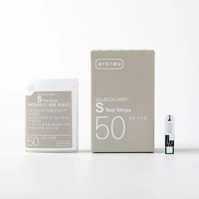 글루코카드 S센서/Glucocard S Test Strips 100T혈당측정지, 1개, 100개입 - 쿠팡