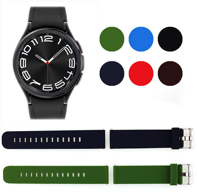 갤럭시워치6 우레탄 컬러스트랩 호환 SMR930940950960, 04.AMZUR04RE20 레드