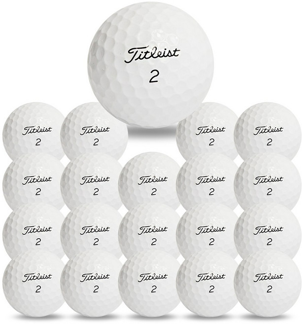 아토스포츠 타이틀리스트 PRO V1V1X혼합 A-급 로스트볼, 20개, 1개