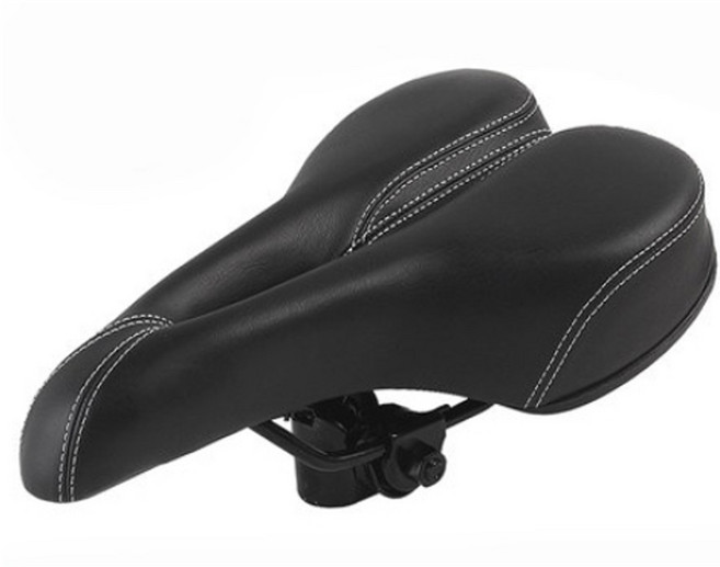 에코라이즈 쿠션안장 푹신한 메모리폼 무통증 자전거 젤 쿠션 전립선 안장, 1개