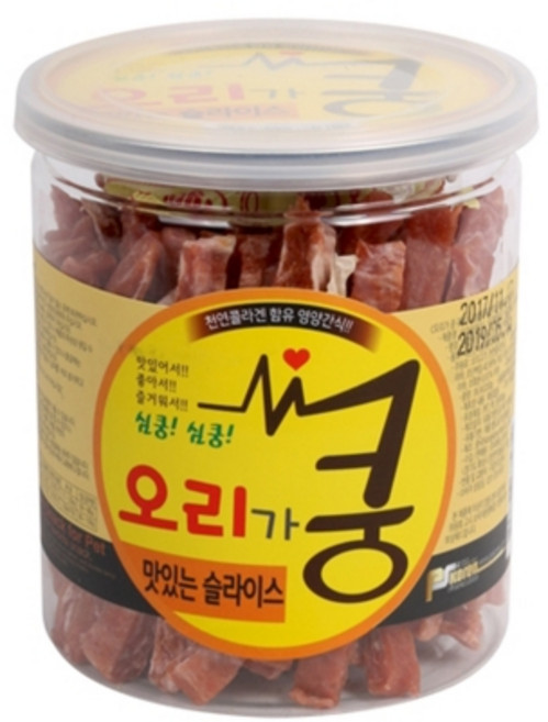 심쿵심쿵 [오리가 쿵] 맛있는 슬라이스 - 오리고기, 6개, 오리가쿵 슬라이스, 200g