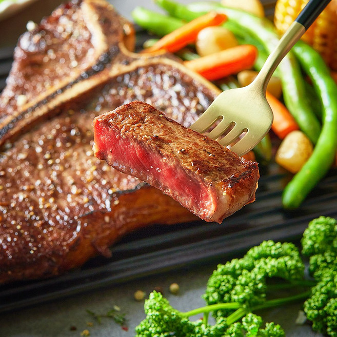 뉴욕스타일 엘본 스테이크 밀키트(2인분 850g), 1개, 850g