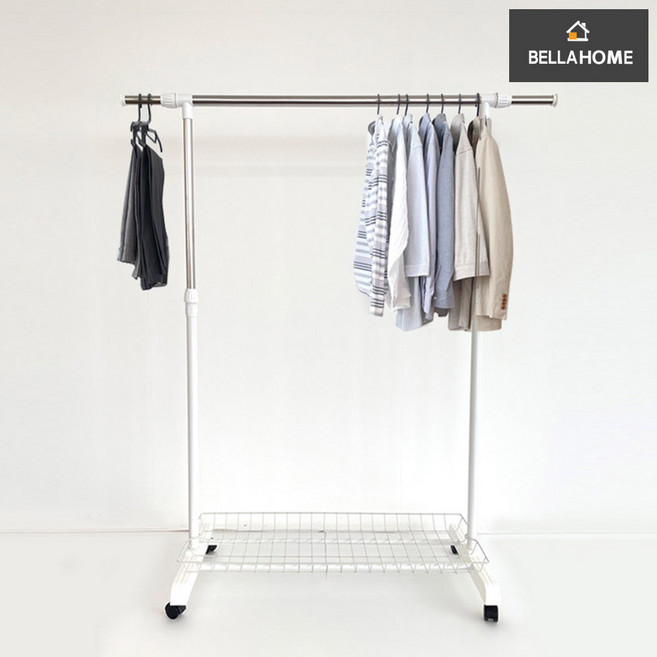 [벨라홈] 아이언 이동식 행거 확장형 815-1(CN8990), 1개