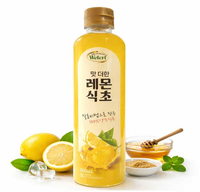 바람길 맛더한 레몬식초 500ml, 5개