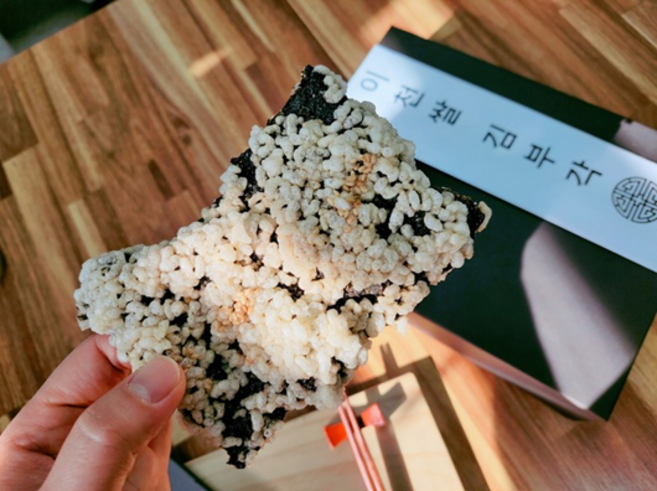 프리미엄 이천쌀 찹쌀 김부각 대봉, 130g, 1개