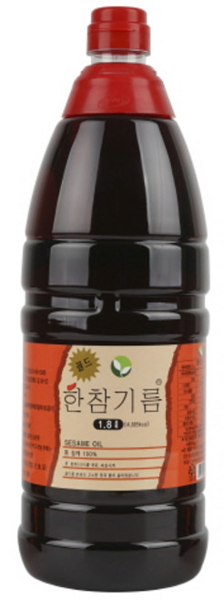 한 참기름, 1개, 1.8L