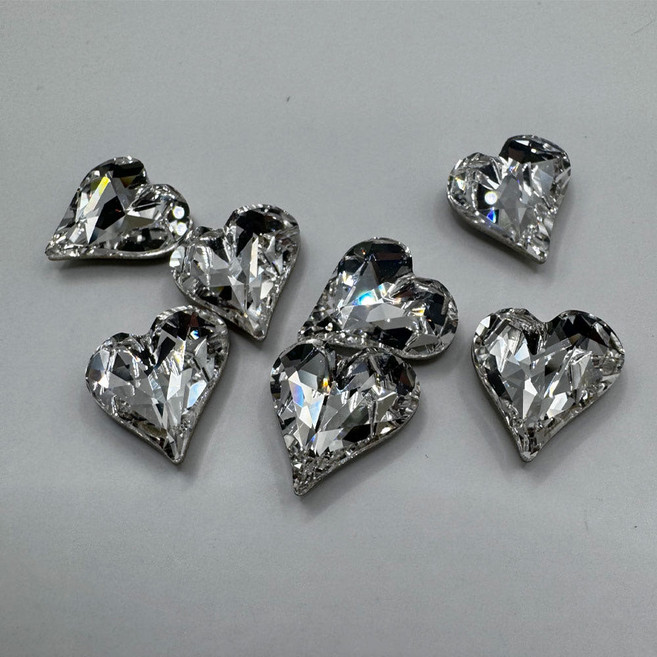 스와로브스키 4809 스윗하트 13x12MM 크리스탈 오스트리아 크리스탈, 1개, 13x12mm 크리스탈(128)