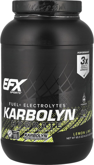 이에프엑스스포츠 Karbolyn 하이드레이트 레몬 라임 1856g(4lb 15oz), 1개, 1856g, 1.856kg