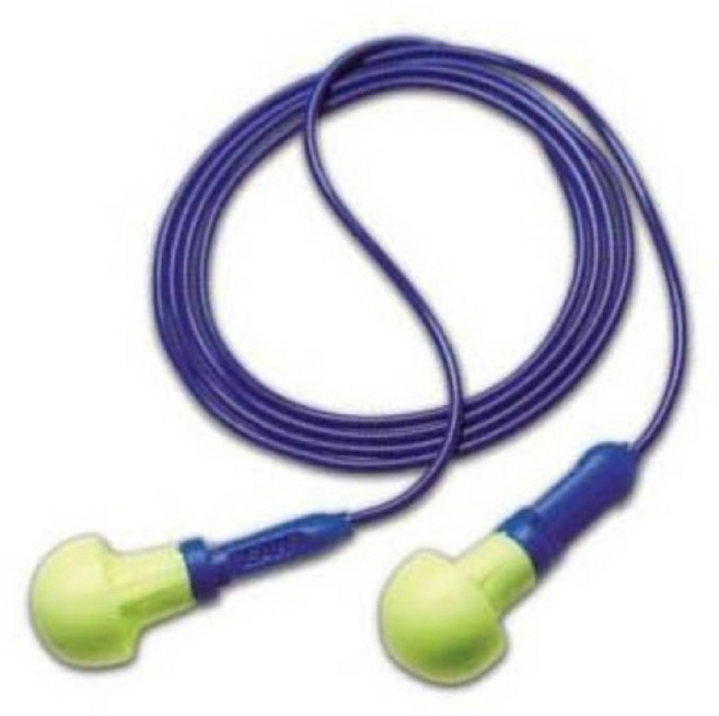 3M 귀마개 이어플러그 사격 작업용 건설 현장 기마개 소음 방지 차단 끈O, 1개