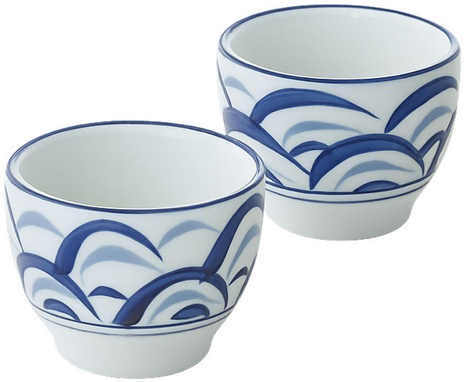 꿈꾸는 키친 일본풍 아오이로 소주잔 2P, 1세트, 청해