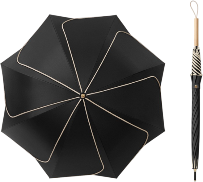 울이즈쿨 예쁜 파스텔 꽃잎 장우산 가벼운 여성용