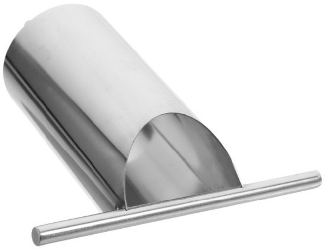 수박 구멍 오프너 슬라이서 과일 실버 펀처 라운드 커터 바 가제트 스테인레스 스틸 멜론, 1개