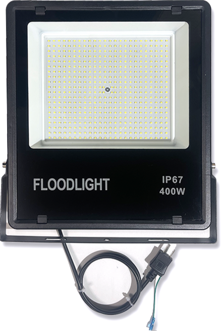 戶外露營防水投射燈 高亮度LED IP67防水 270度可調 節能耐用, 110V厚款-400W-白光(6500k), 1個