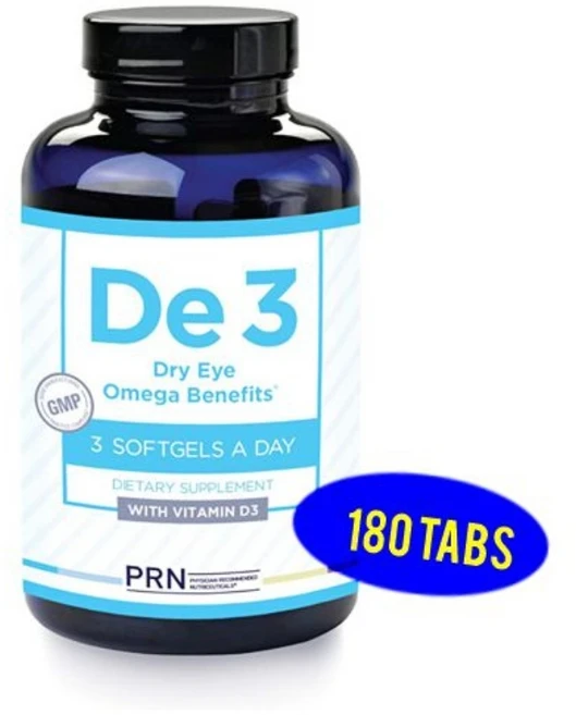 PRN De3 드라이 아이 오메가 베네피트 2240mg 180캡슐, 1개, 180정 - 쿠팡
