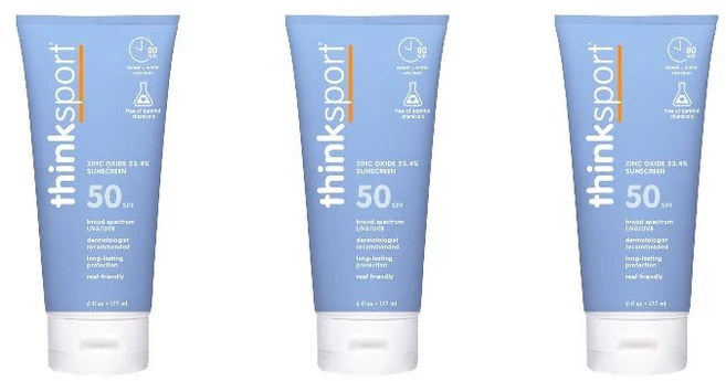 THINK 싱크스포츠 징크 23.4% 선스크린 SPF50 177ml 3팩 - 쿠팡
