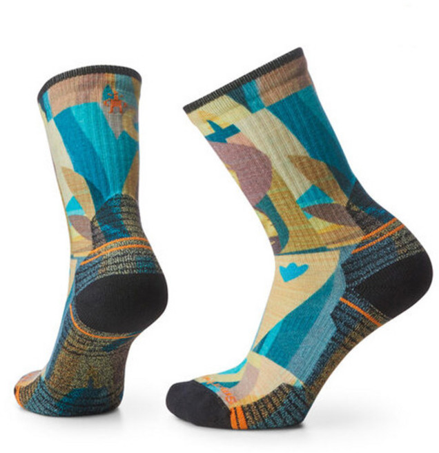 [스마트울] W Hike Light Cushion Worst Crew Print Crew Socks - Wild Salmon, M 240~265, 1개