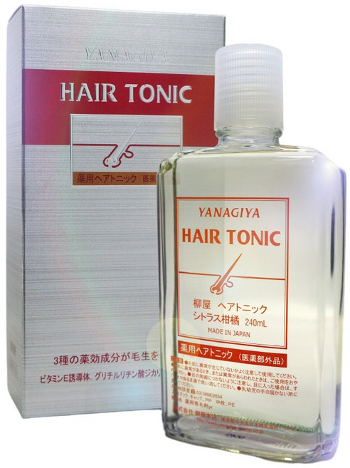 YANAGIYA 柳屋 髮根營養液 柑橘精華 清爽頭皮 養髮護髮, 1個, 240ml