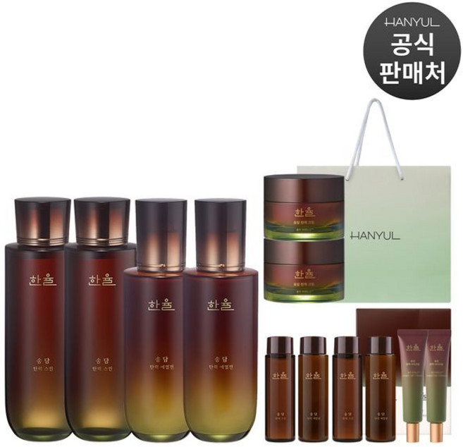 한율 송담 탄력 스킨 + 에멀젼 더블, 1세트